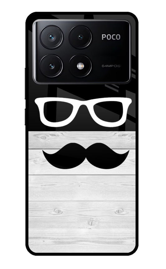 Mustache Poco X6 Pro Glass Case