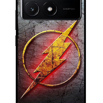 Flash Poco X6 Pro Glass Case Back Cover by Casekaro