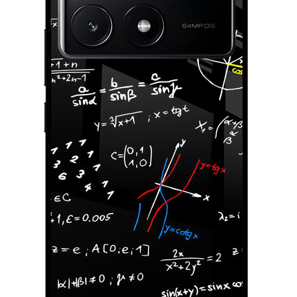 Mathematics Formula Poco X6 Pro Glass Case