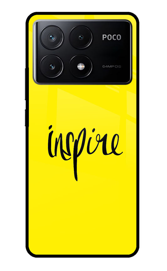 Inspire Poco X6 Pro Glass Case