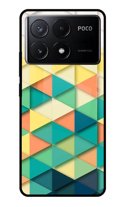 Abstract Poco X6 Pro Glass Case