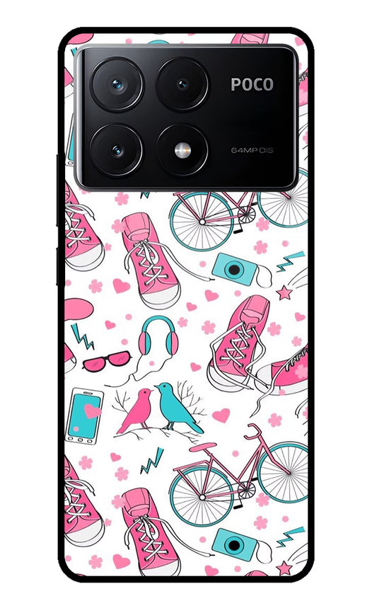 Artwork Poco X6 Pro Glass Case