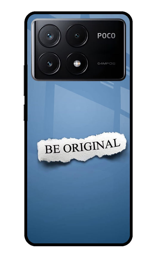 Be Original Poco X6 Pro Glass Case
