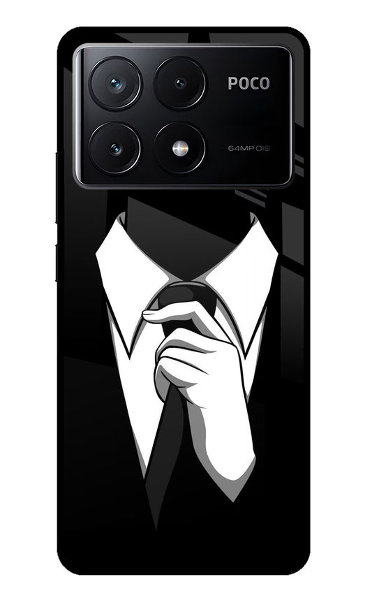Black Tie Poco X6 Pro Glass Case