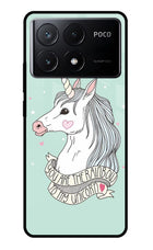 Unicorn Wallpaper Poco X6 Pro Glass Case