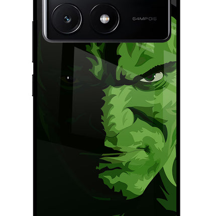 HULK Poco X6 Pro Glass Case Back Cover by Casekaro
