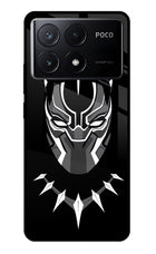 Black Panther Poco X6 Pro Glass Case