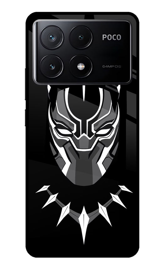 Black Panther Poco X6 Pro Glass Case