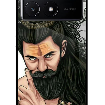 Mahadev Poco X6 Pro Glass Case Back Cover by Casekaro
