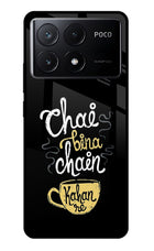 Chai Bina Chain Kaha Re Poco X6 Pro Glass Case