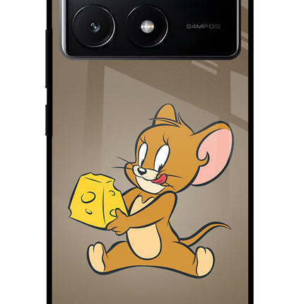 Jerry Poco X6 Pro Glass Case Back Cover by Casekaro