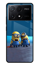 Minion Laughing Poco X6 Pro Glass Case