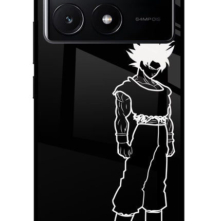 DBS Character Poco X6 Pro Glass Case Back Cover by Casekaro