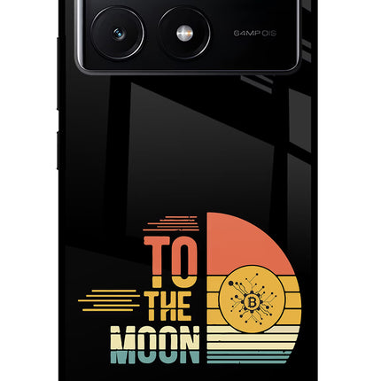 To the Moon Poco X6 Pro Glass Case