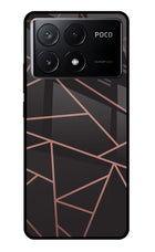 Geometric Pattern Poco X6 Pro Glass Case
