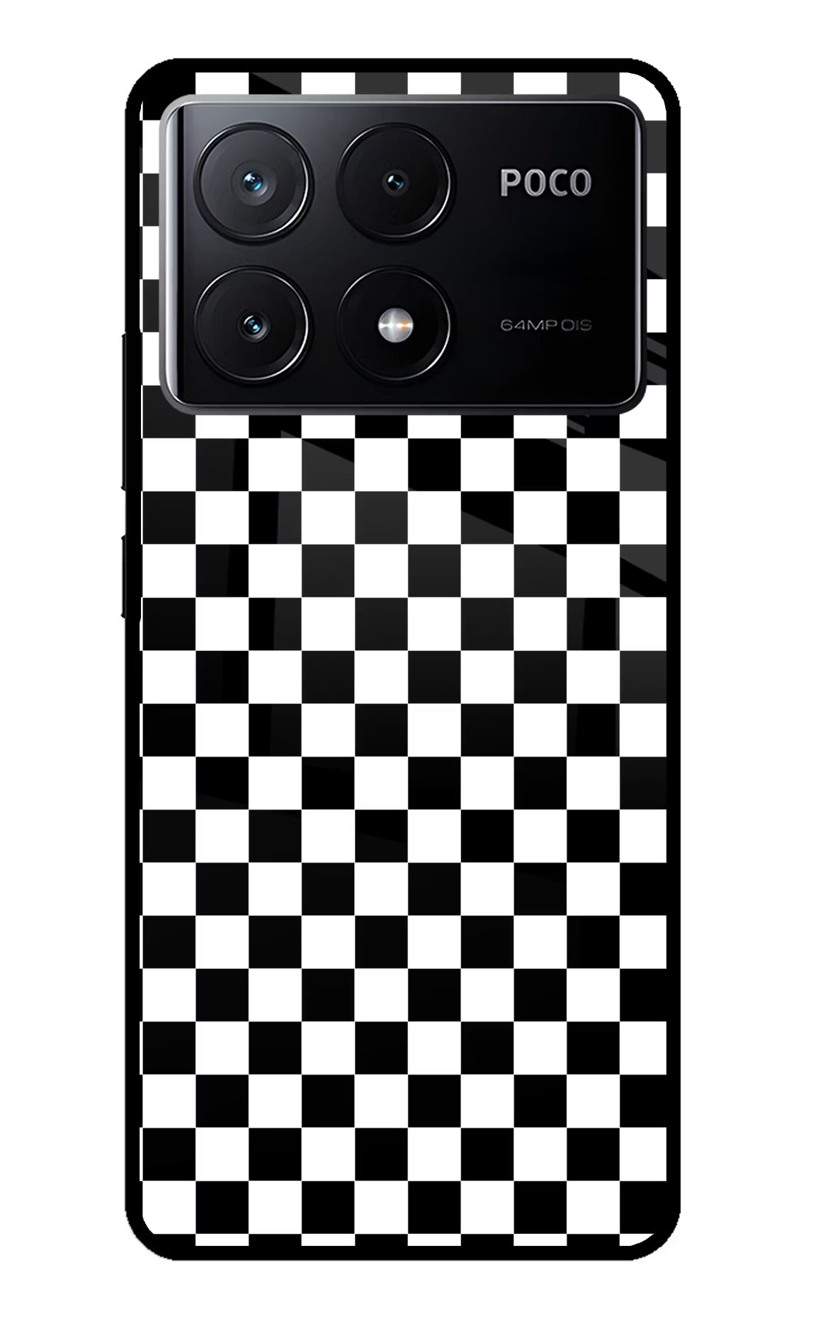Chess Board Poco X6 Pro Glass Case