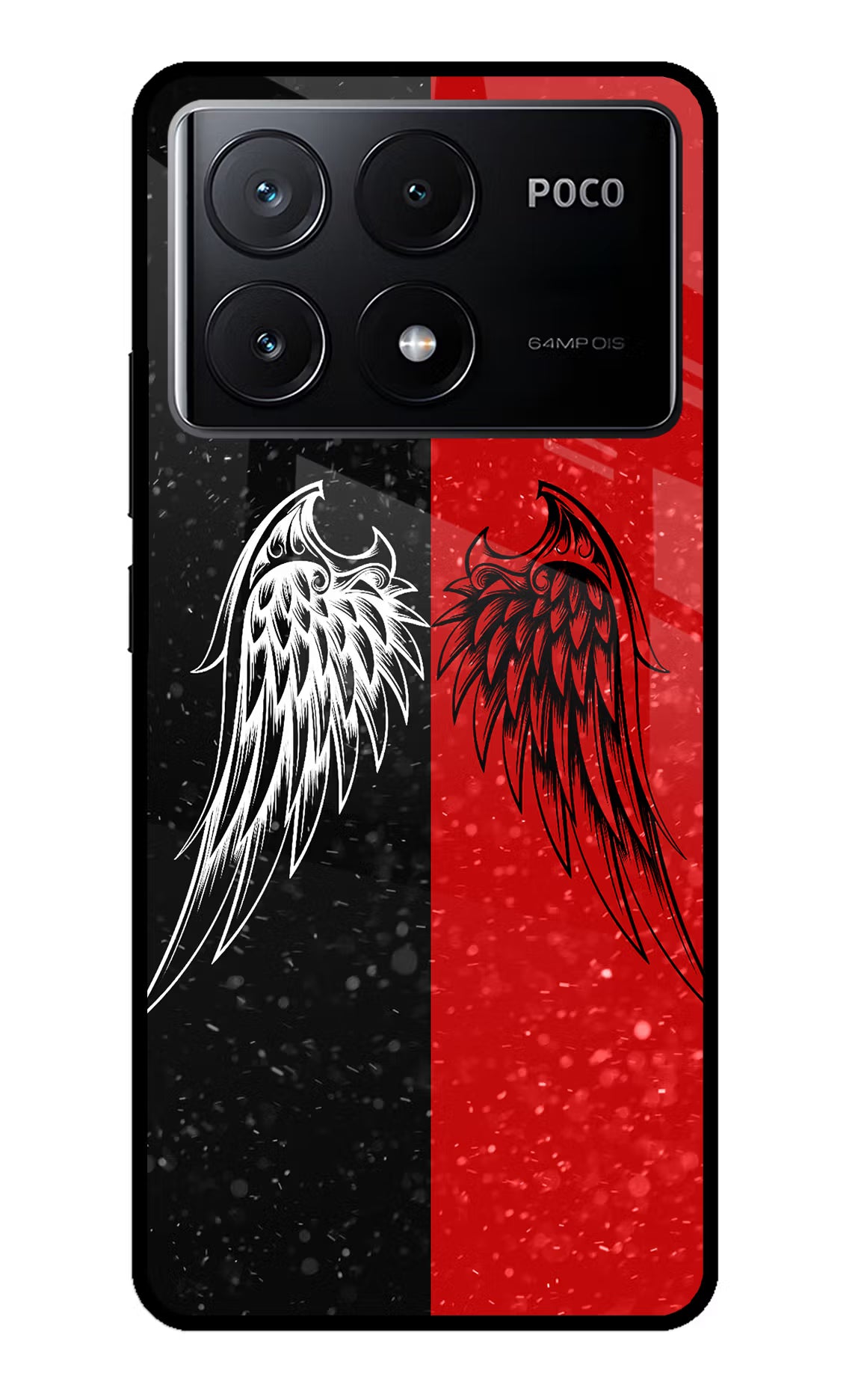 Wings Poco X6 Pro Glass Case