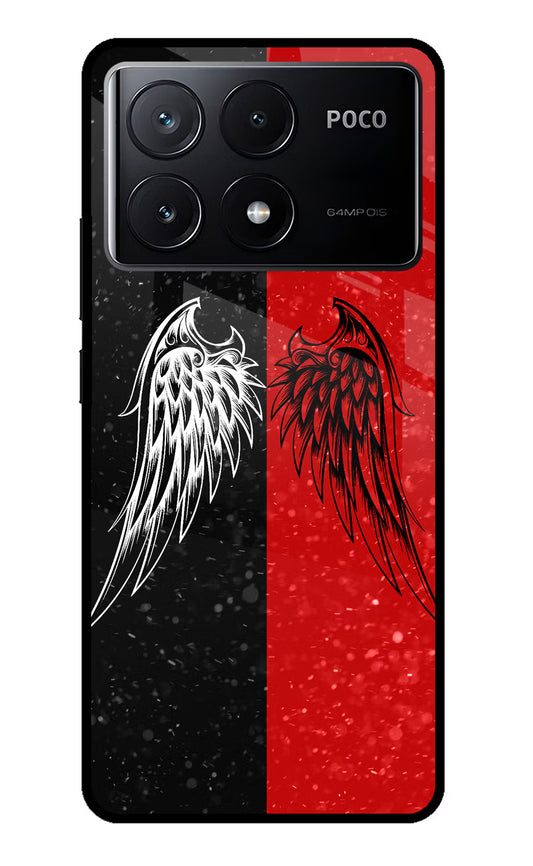 Wings Poco X6 Pro Glass Case