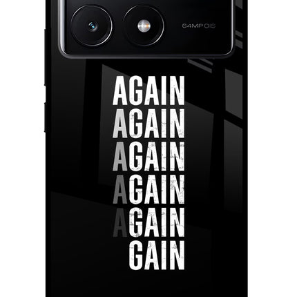 Again Again Gain Poco X6 Pro Glass Case
