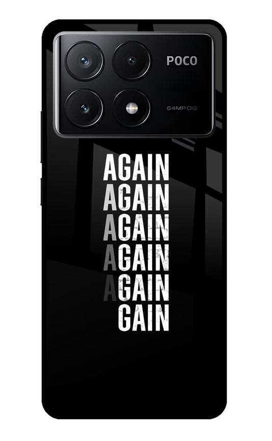 Again Again Gain Poco X6 Pro Glass Case