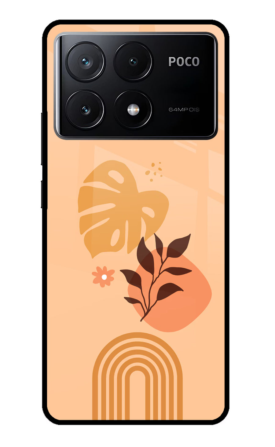 Bohemian Art Poco X6 Pro Back Cover, Glass case