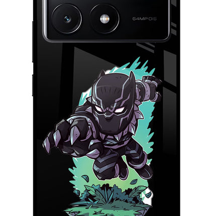 Black Panther Poco X6 Pro Glass Case