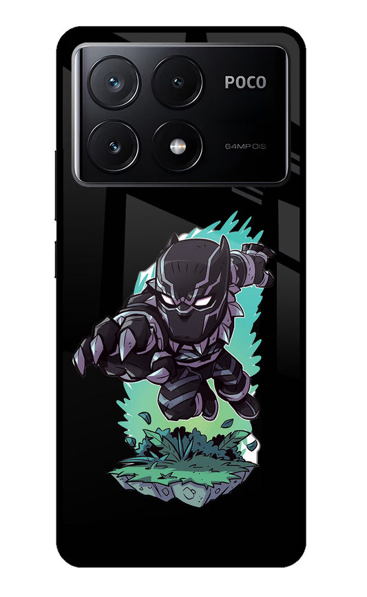 Black Panther Poco X6 Pro Glass Case