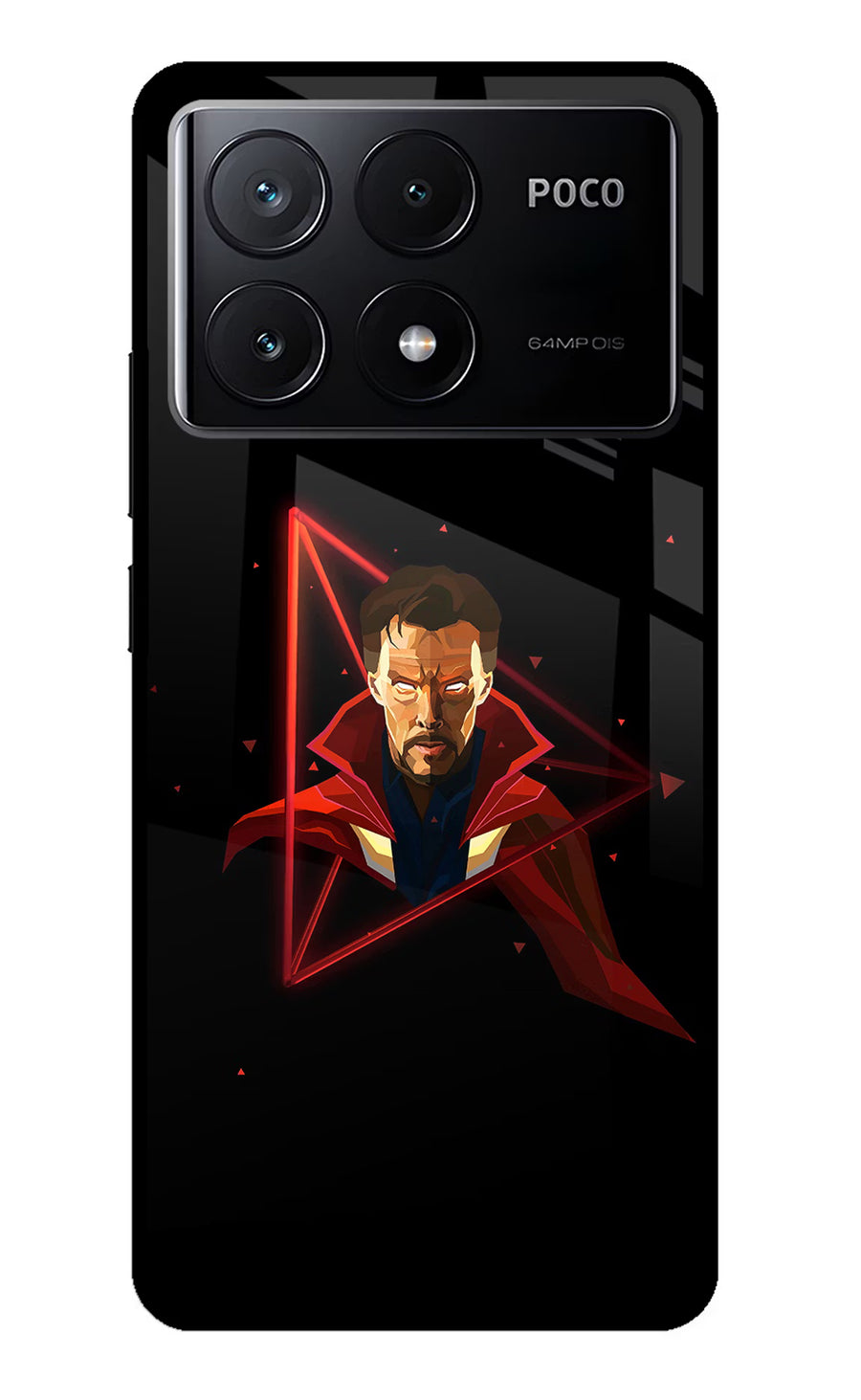 Doctor Ordinary Poco X6 Pro Back Cover, Glass case