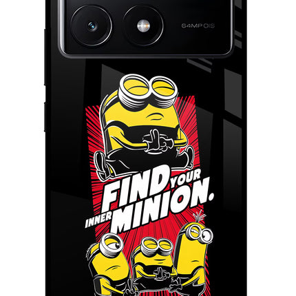Find your inner Minion Poco X6 Pro Glass Case