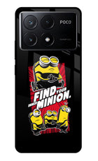 Find your inner Minion Poco X6 Pro Glass Case