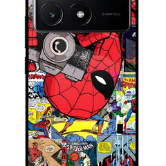 Spider Man Poco X6 Pro Glass Case