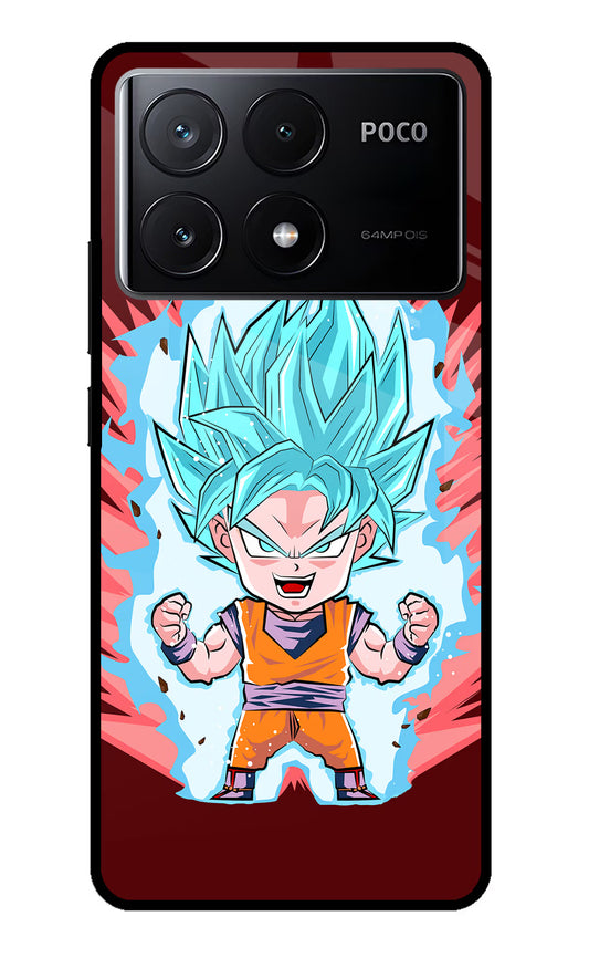Goku Little Poco X6 Pro Glass Case