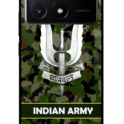 Balidan Indian Logo Poco X6 Pro Glass Case