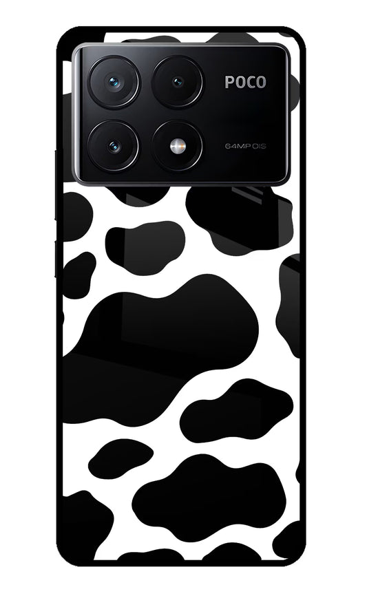 Cow Spots Poco X6 Pro Glass Case