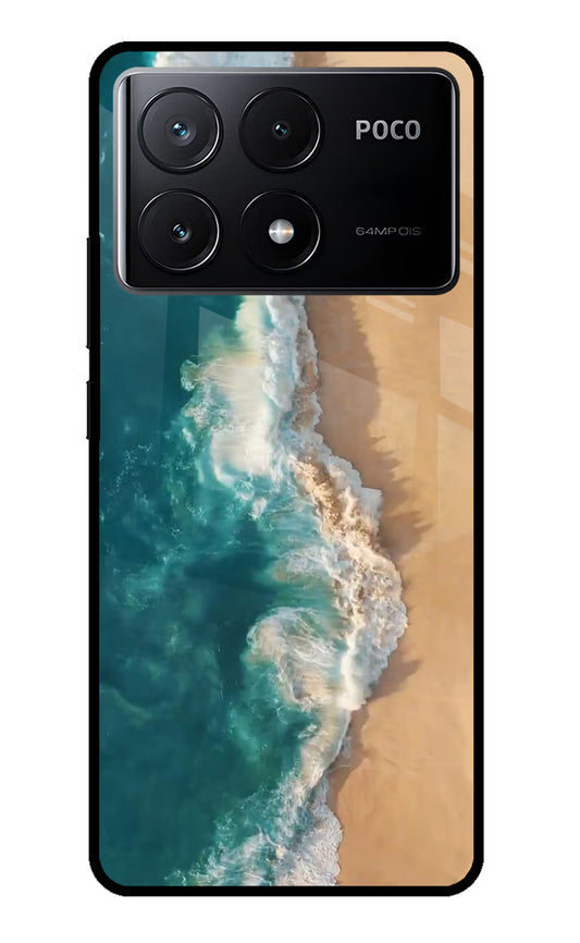 Ocean Beach Poco X6 Pro Glass Case