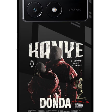 Donda Kanye West Poco X6 Pro Glass Case