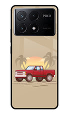 Desert Classic Drive Poco X6 Pro Glass Case