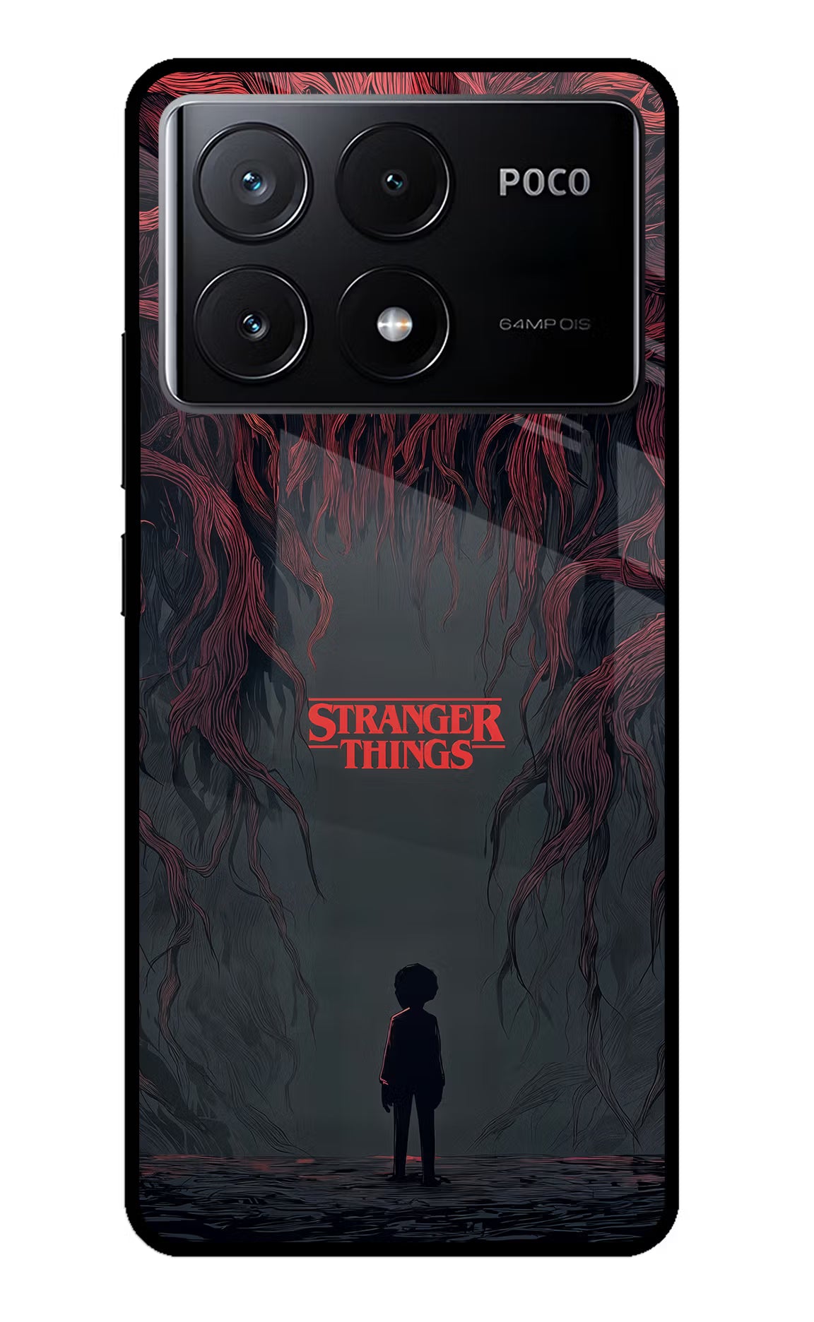 Ordinary Things Dark Side Poco X6 Pro Glass Case Back Cover by Casekaro
