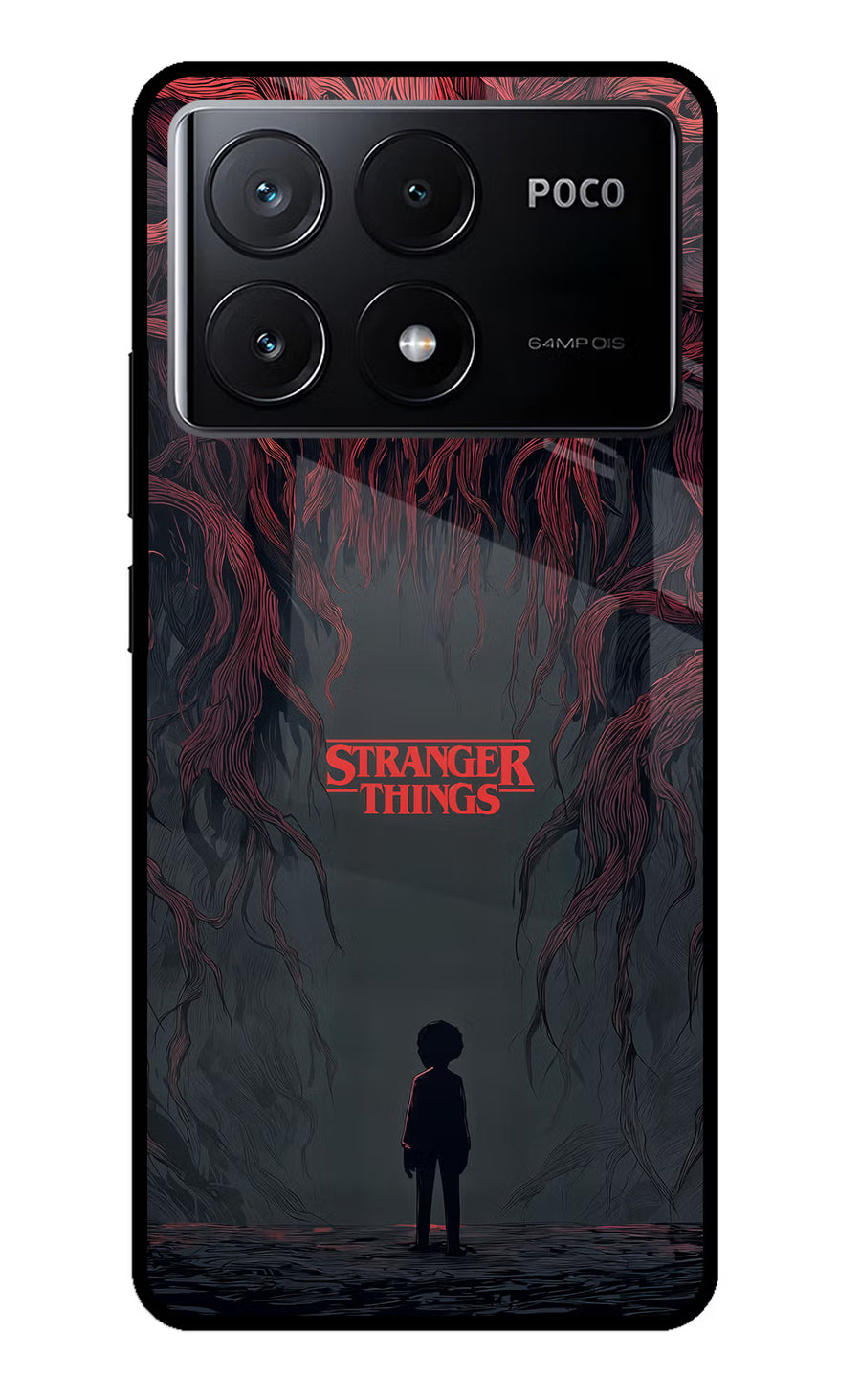 Ordinary Things Dark Side Poco X6 Pro Back Cover, Glass case