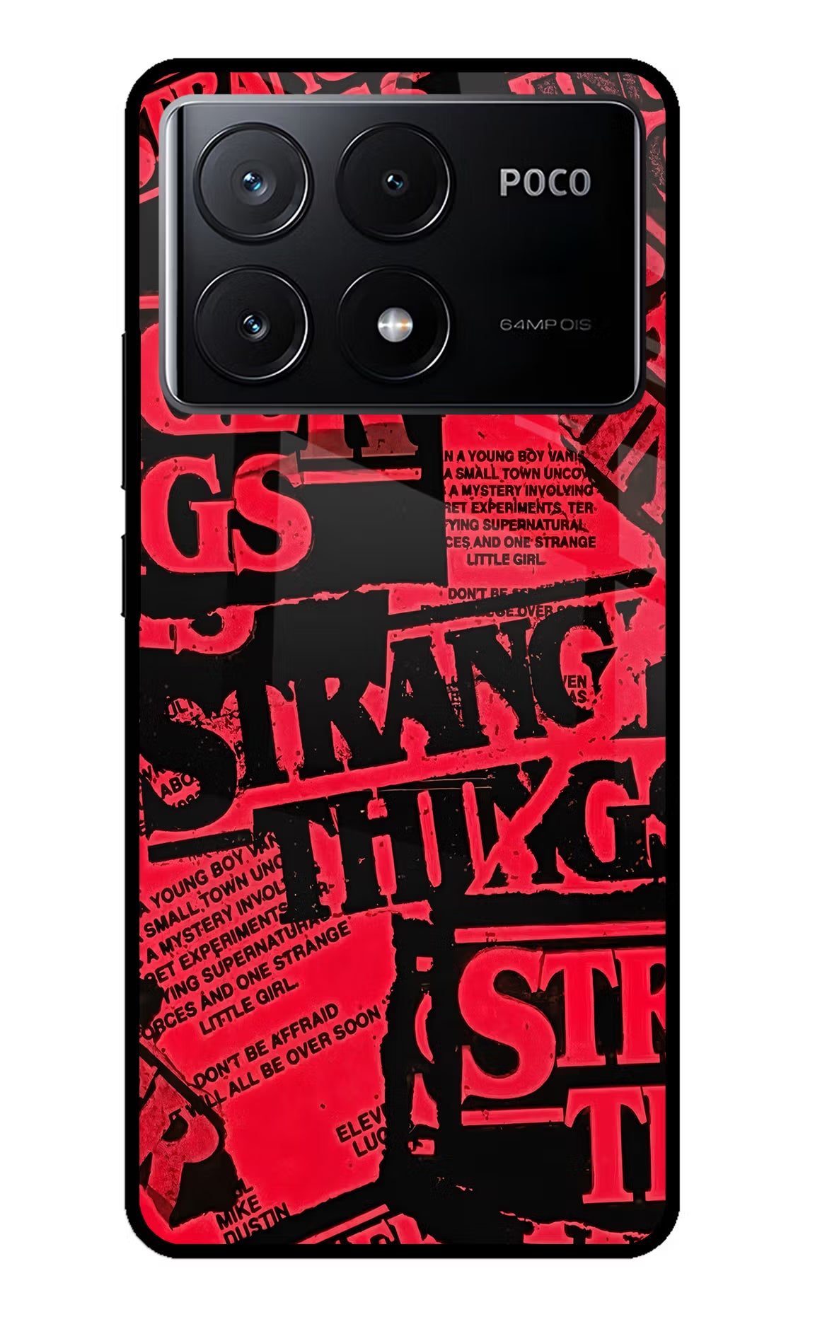 Ordinary Things Poco X6 Pro Glass Case Back Cover by Casekaro