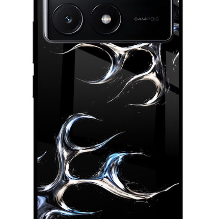 Chrome Tribal Poco X6 Pro Glass Case