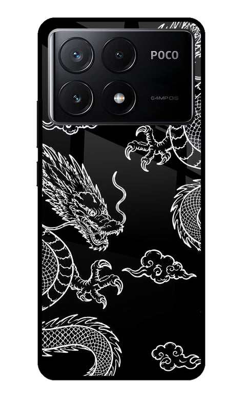 Twin Dragons Poco X6 Pro Glass Case