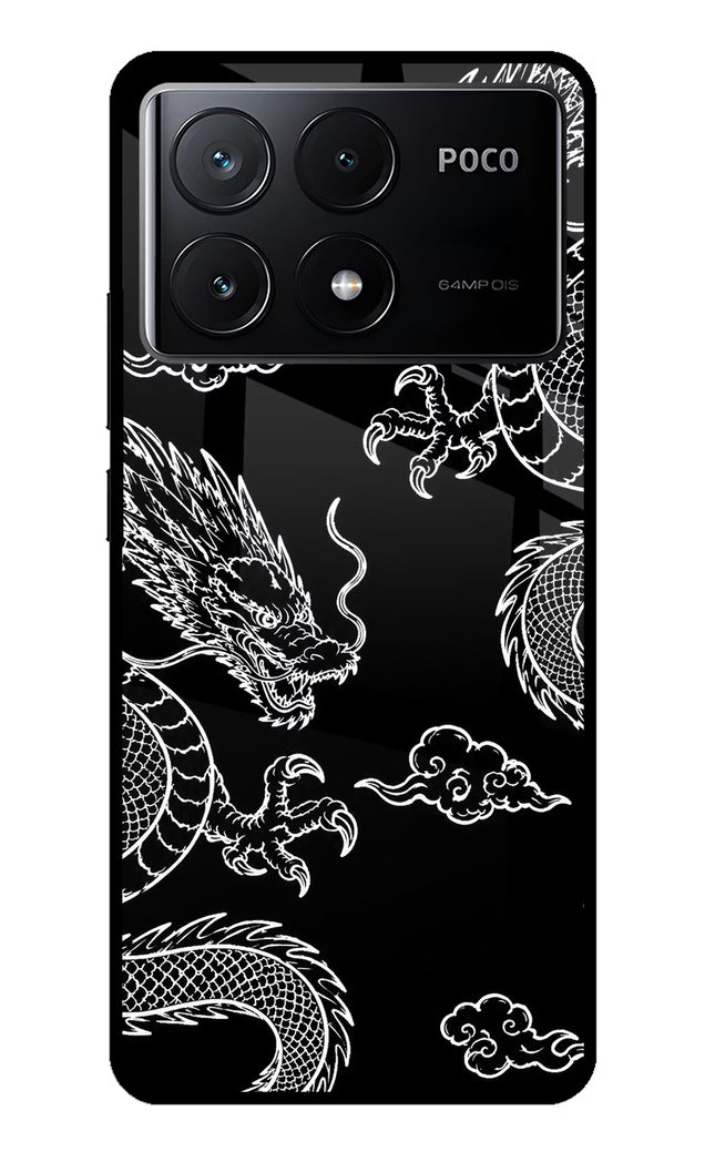 Twin Dragons Poco X6 Pro Glass Case