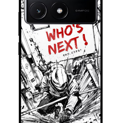 Who's Next Poco X6 Pro Glass Case
