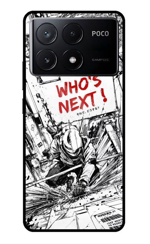Who's Next Poco X6 Pro Glass Case