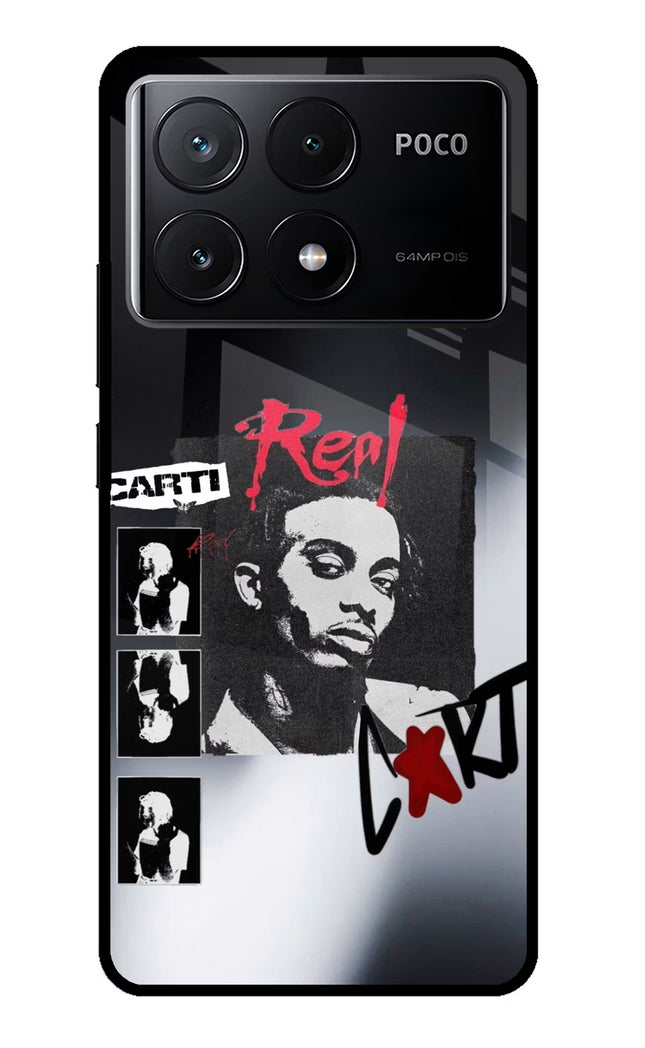 Playboi Carti Poco X6 Pro Glass Case