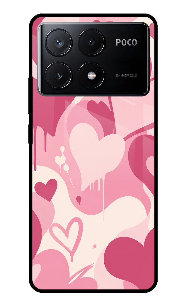 Hearty case Poco X6 Pro Glass Case
