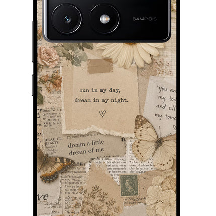 Vintage case Poco X6 Pro Glass Case