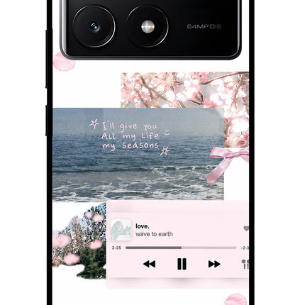 Wave to earth Poco X6 Pro Glass Case