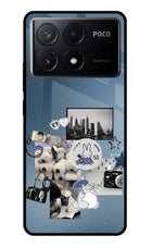 Miffy Poco X6 Pro Glass Case